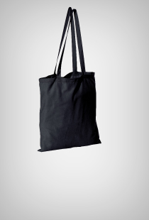Tasche aus Baumwolle schwarz