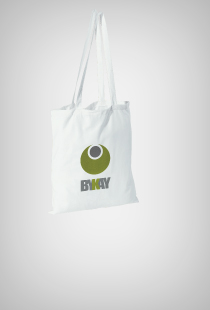 Tasche aus Baumwolle wei